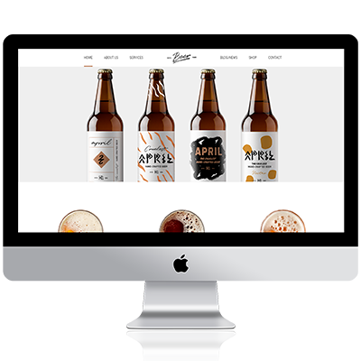 Diseño web tienda cervezas