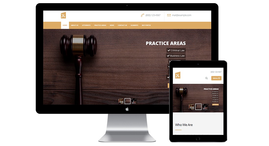Diseño web abogados